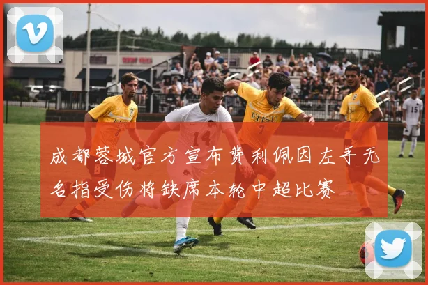 成都蓉城官方宣布费利佩因左手无名指受伤将缺席本轮中超比赛